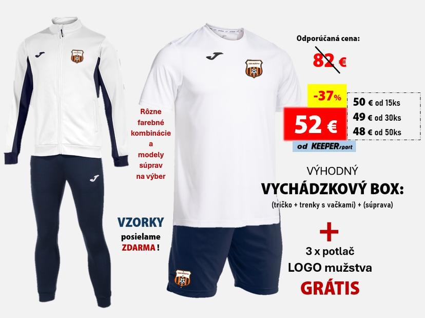 výhodný VYCHÁDZKOVÝ BOX Joma: vychádzk. tričko + trenky s vačkami + súprava + 3x LOGO GRátis - box - vhd