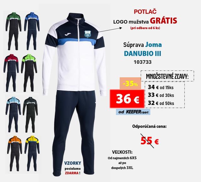 Vychádzková SÚPRAVA Joma DANUBIO III - 103733 - 103733