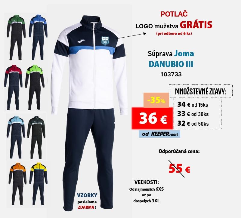Vychádzková SÚPRAVA Joma DANUBIO III - 103733 - 103733