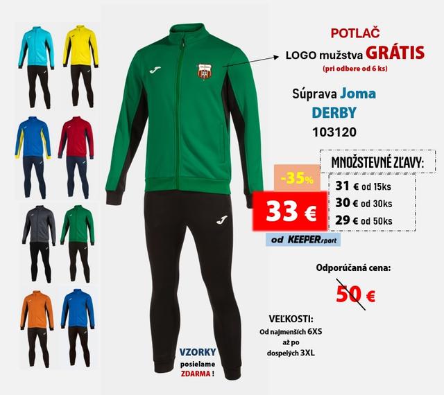 vychádzková SÚPRAVA JOMA DERBY - 103120 - 103120