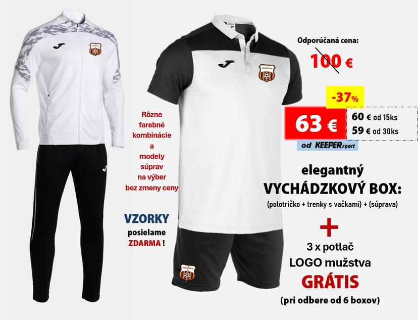elegantný VYCHÁDZKOVÝ BOX Joma: polotričko + trenky s vačkami + súprava + 3x LOGO GRátis - box-elg