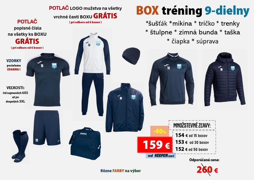 SADA / SET / BOX tréning 9 - dielny + potlač - box - t -9