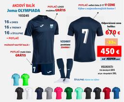 AKCIOVÝ BALÍK hráčskych setov JOMA OLYMPIADA + potlač - b - 103245