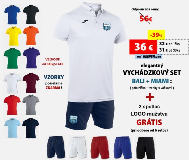 elegantný VYCHÁDZKOVÝ SET BALI polotričko + trenky s vačkami + potlač - VS - 100748