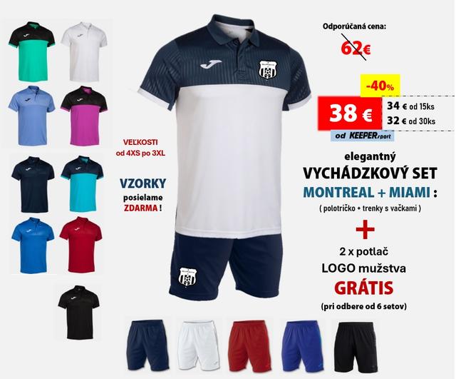 elegantný VYCHÁDZKOVÝ SET MONTREAL polotričko + trenky s vačkami + potlač - VS - 103210