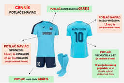 AKCIOVÝ BALÍK hráčskych setov Joma ACADEMY III -  101656 + potlač - b - 101656 - 16