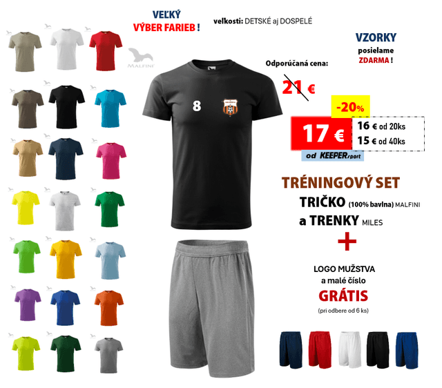 TRÉNINGOVÝ SET - Tričko a trenky + logo GRÁTIS - 2TAmal - set
