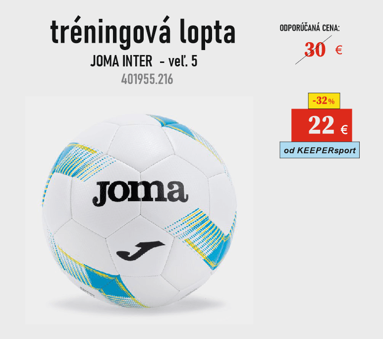 TRÉNINGOVÁ lopta JOMA INTER - 401955.216 - INTER -  5 - 1x