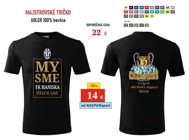MAJSTRI tričko / MAJSTROVSKÉ tričko / 100% bavlna - M - bavlna - 1