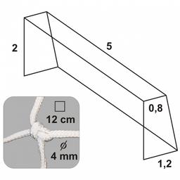 Futbalová sieť 5x2x0,8x1,2/12/4mm - 23_14045165