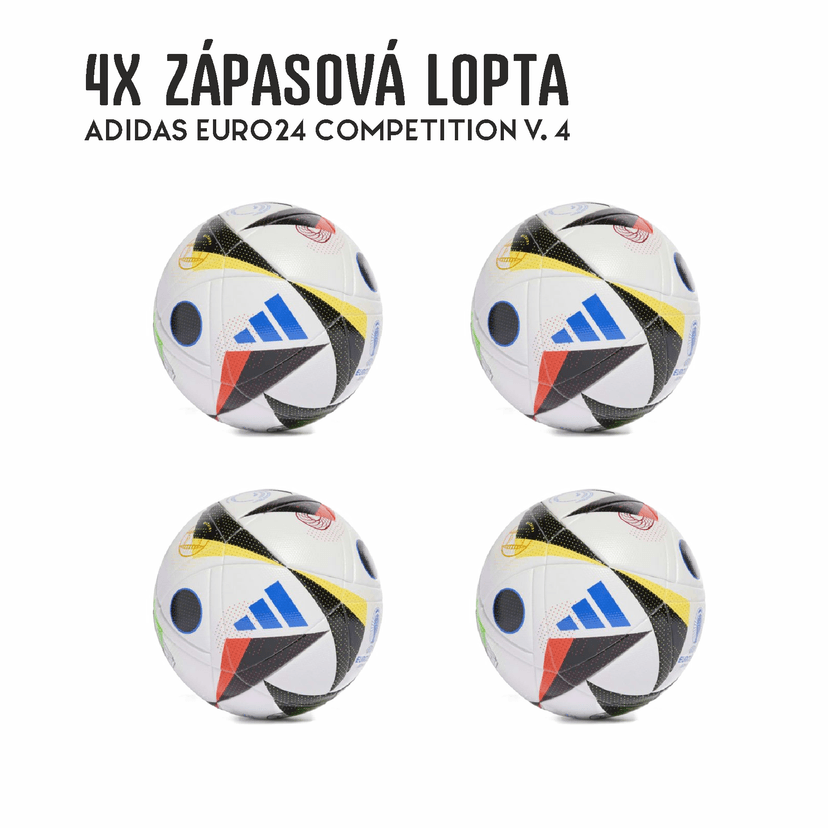 Sada 4 zápasových lôpt pre juniorov - sadaIN9365-4