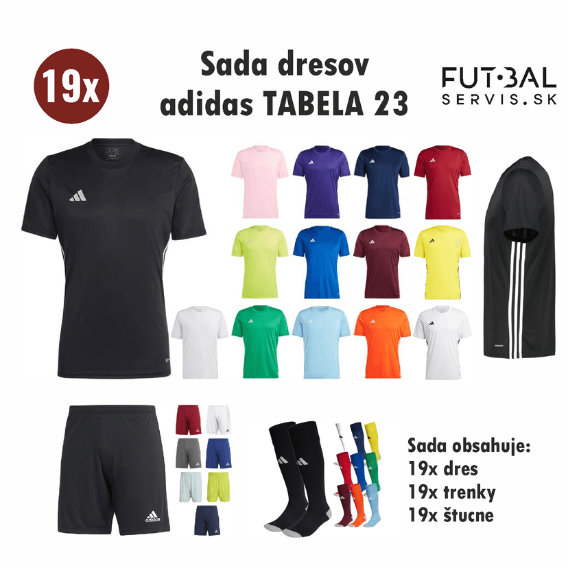 19x zápasový komplet adidas Tabela23 - tabela23-19