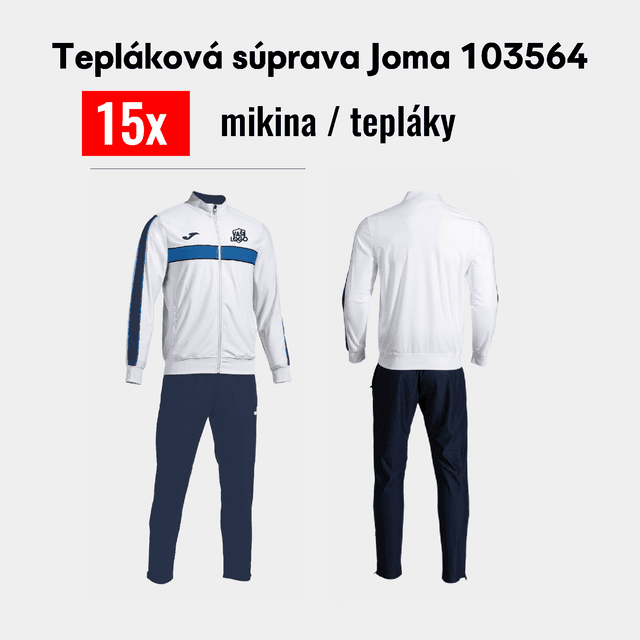 AKCIOVÁ sada teplákových súprav Joma 103564! OBMEDZENÁ PONUKA - 103564.203akcia