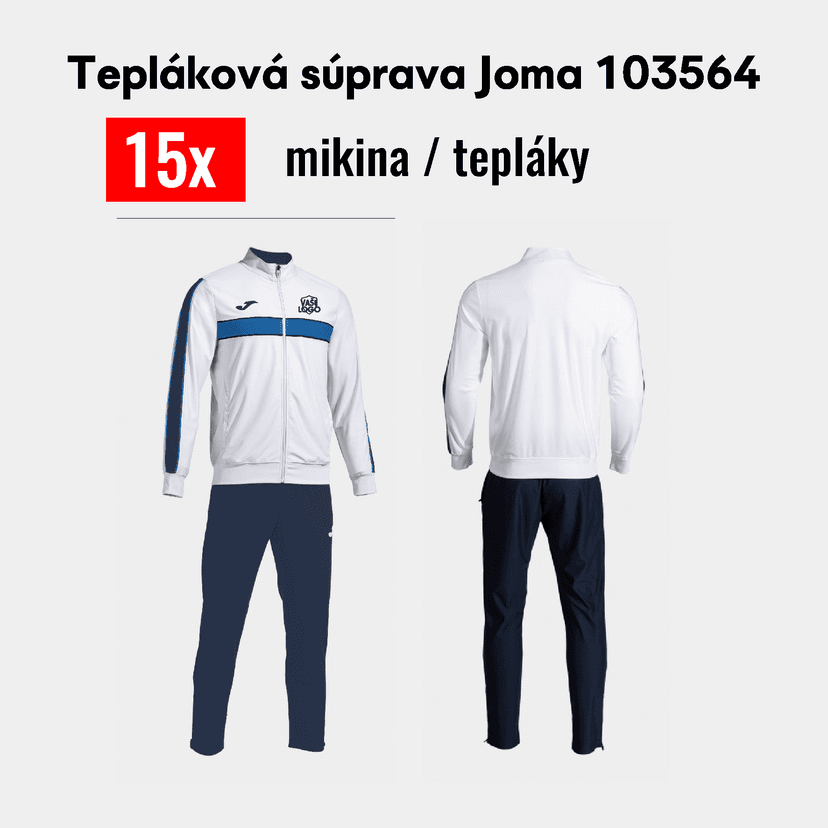 AKCIOVÁ sada teplákových súprav Joma 103564! OBMEDZENÁ PONUKA - 103564.203akcia