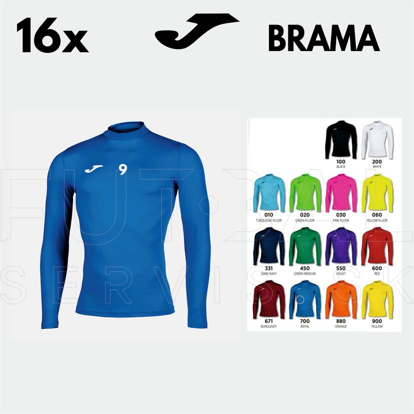 Sada termotričiek Joma Brama 16ks s potlačou - bramasada