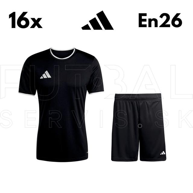 Tréningový set adidas ENTRADA26 16ks - e26black-jr