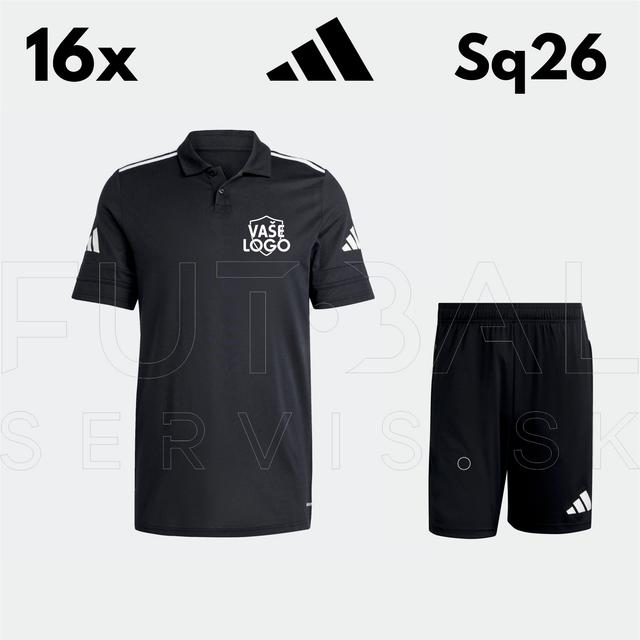 Letný set adidas SQUADRA26 - 16ks s potlačou - sqpolo-jr