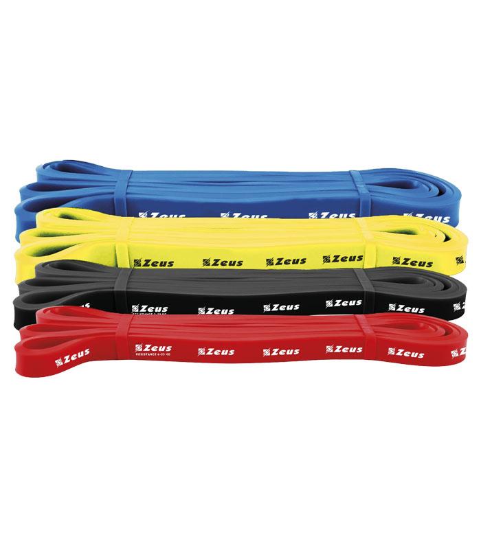 ZEUS SET posiľnovacích gúm RESISTANCE BAND 4ks - SET RESIS BAND