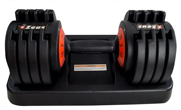 ZEUS Jednoručná činka 25kg - nastaviteľná - DUMBBELL REGOL