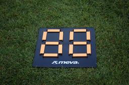 Striedacia tabuľa MEVA - sportova-tabula-casomiera