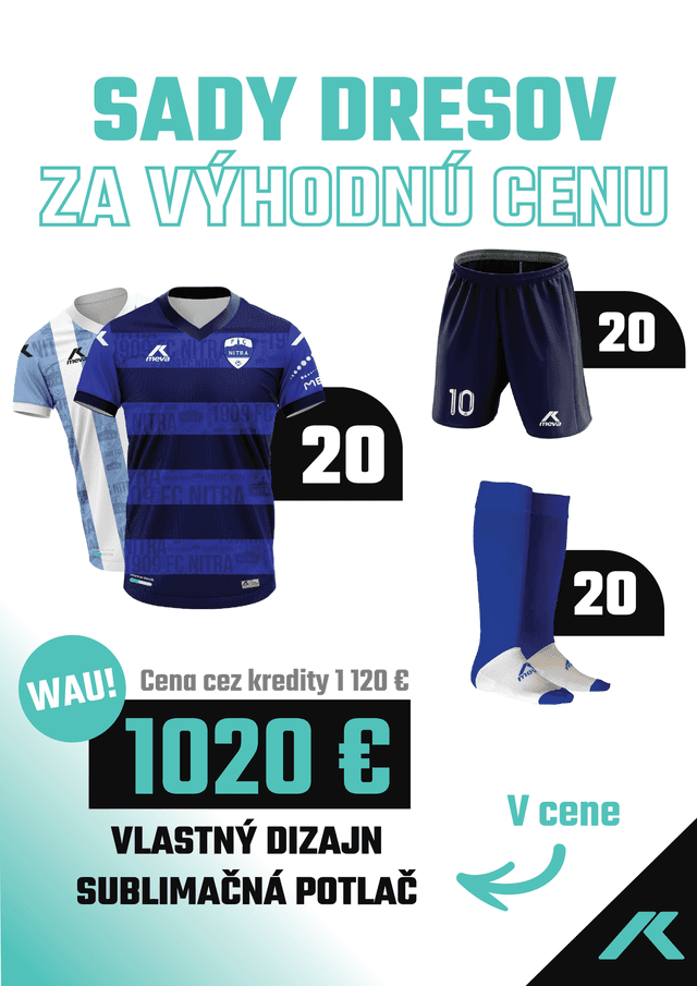 MatchReady MEVA 20 – kompletná sada dresov - NEW SET 0002