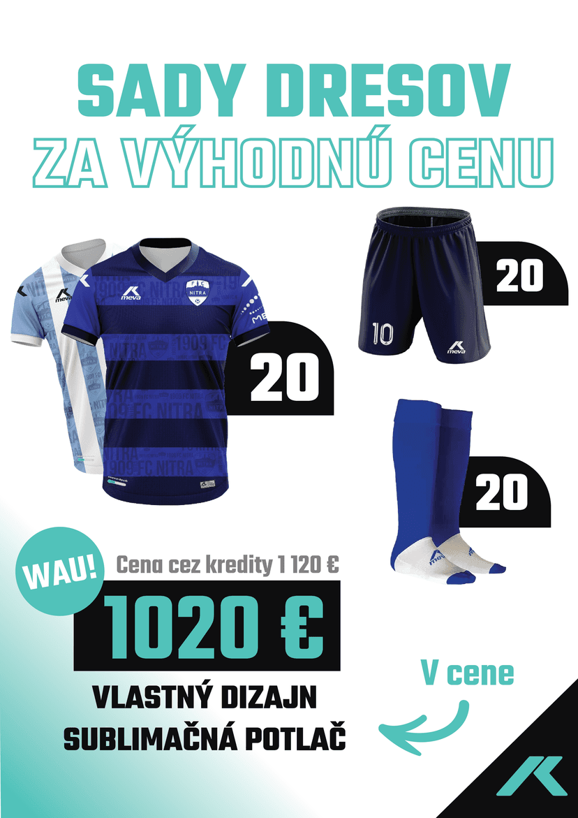 MatchReady MEVA 20 – kompletná sada dresov - NEW SET 0002