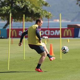 Tyč Slalomová kĺbová s gumou yellow 160cm - tyč s gumou