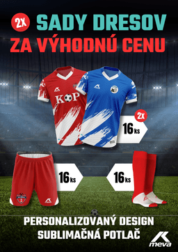MatchReady MEVA 16 – kompletná sada dresov - NEW SET 0000
