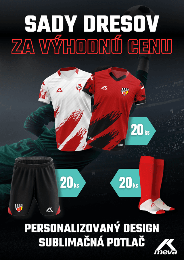 MatchReady MEVA 20 – kompletná sada dresov - NEW SET 0022