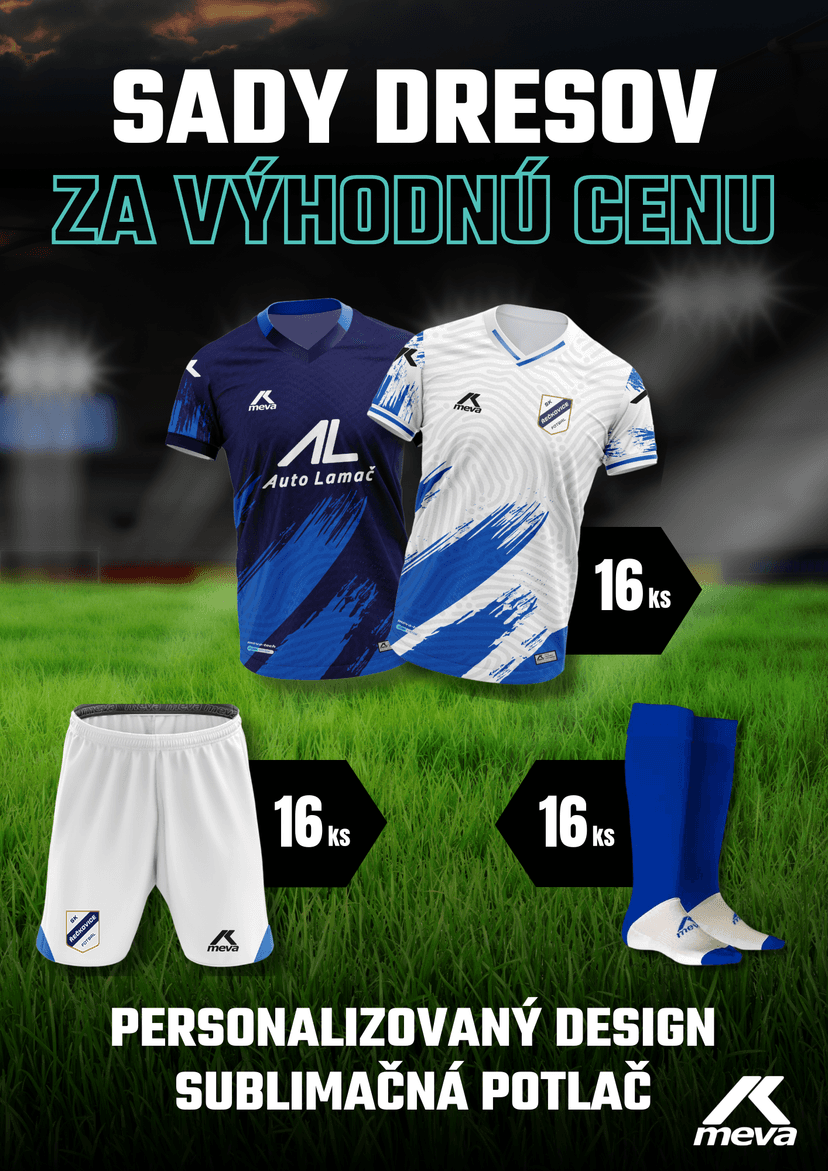 MatchReady MEVA 16 – kompletná sada dresov - NEW SET 0000