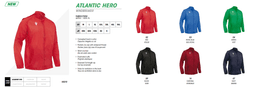 ATLANTIC HERO full zip windbreaker - 72561