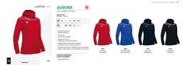 AURORA full zip top - 72512