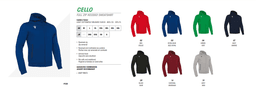 CELLO full zip hoody - 72551