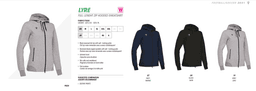 LYRE full zip hoody - 72559