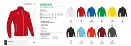NEMESIS full zip top - 72485