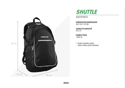 SHUTTLE backpack - 72586