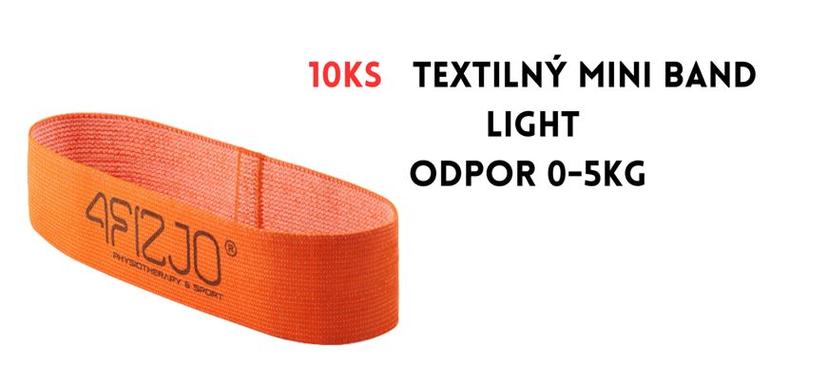 Sada 10ks textilných mini bandov - 26981