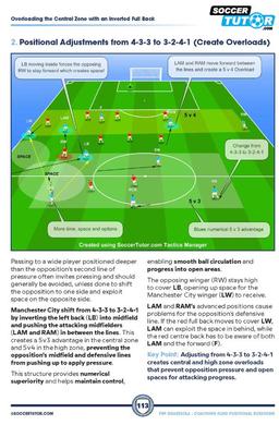 Pep Guardiola - Coaching Fluid Positional Rotations from Build Up to Attack - 14008