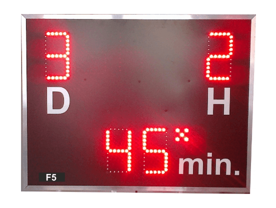 Športová časomiera F5, rozmer-100x70 cm - Športová časomiera - F5