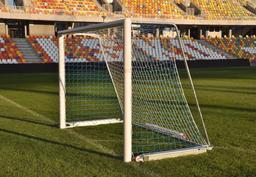FUTBALOVÁ BRÁNKA 3,0 X 2,0 M, HLINÍKOVÁ, PRENOSNÁ - PN-257T - so sieťou