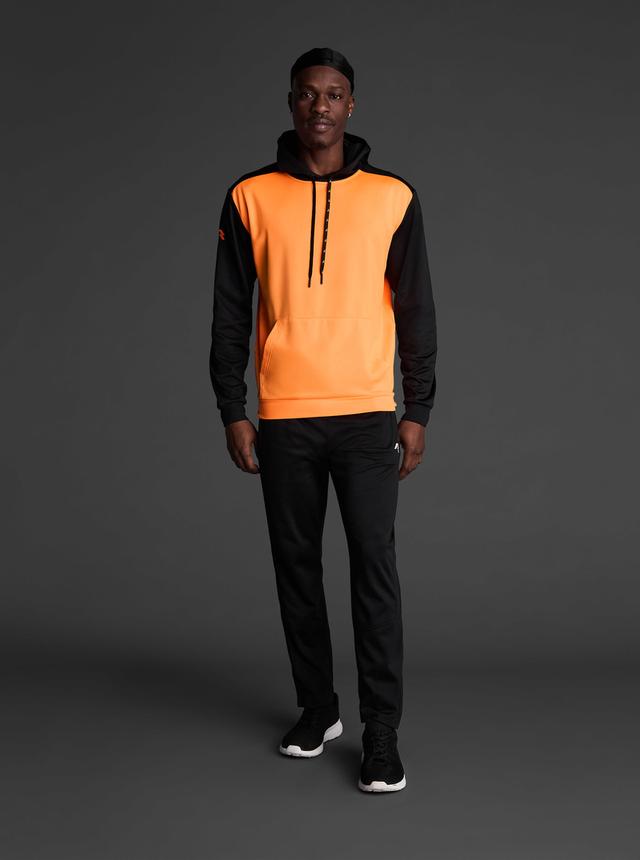 Mikina s kapucňou Musai Saba MU0307 - MU0307/4/oranžová-čierna