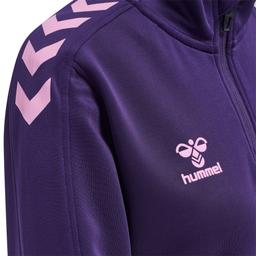 HUMMEL Dámska mikina HMLCORE XK HALF ZIP SWEAT WOMAN ACAI - 211945-3443-XS