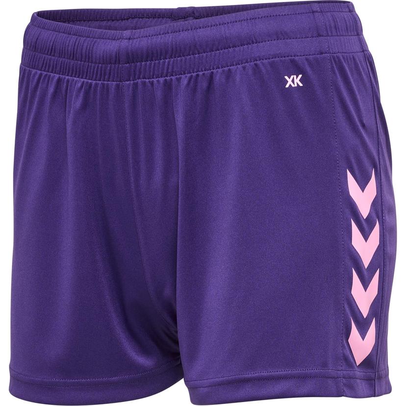 HUMMEL Dámske športové trenky HMLCORE XK POLY SHORTS WOMAN ACAI - 211468-3443-XS