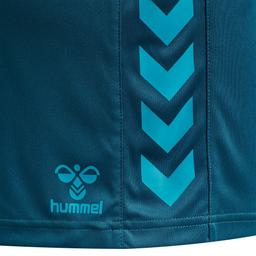 HUMMEL Dámske športové trenky HMLCORE XK POLY SHORTS WOMAN BLUE CORAL - 211468-7058-XS