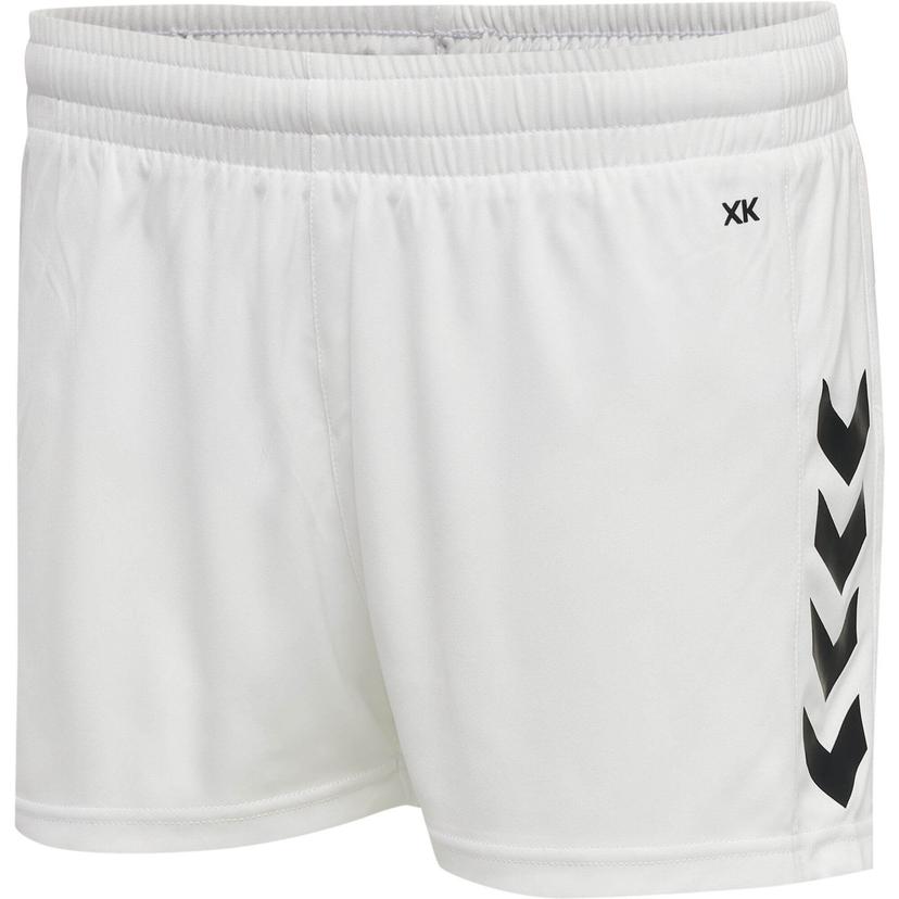 HUMMEL Dámske športové trenky HMLCORE XK POLY SHORTS WOMAN WHITE - 211468-9001-XS