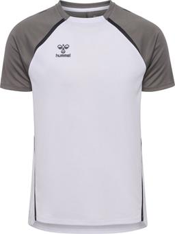 Dres HUMMEL HMLLEAD 2.0 JERSEY S/S white steel gray - 223741-9396-116