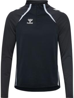HUMMEL Mikina hmlLEAD 2.0 HALF ZIP black asphalt - 223747-1006-116 