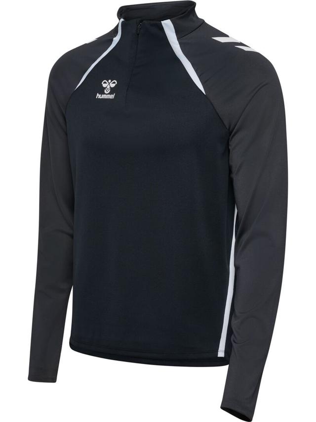 HUMMEL Mikina hmlLEAD 2.0 HALF ZIP black asphalt - 223747-1006-116 