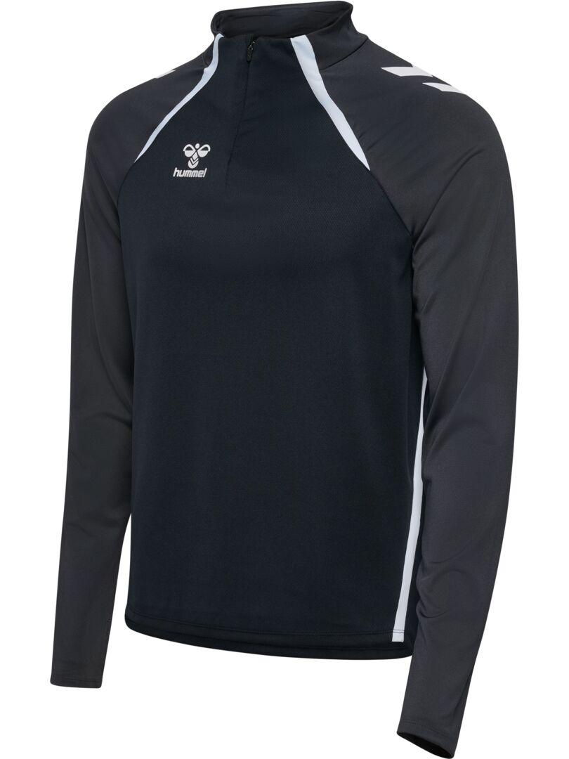 HUMMEL Mikina hmlLEAD 2.0 HALF ZIP black asphalt - 223747-1006-116 