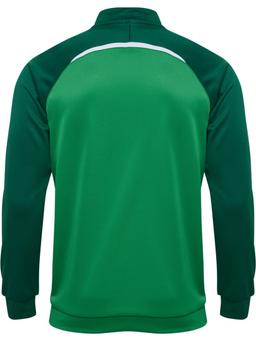 HUMMEL Mikina hmlLEAD 2.0 TRACK ZIP JACKET jelly bean evergreen - 223773-6327-116 